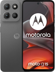 Telefon mobil Motorola moto g15 Dual SIM 128GB 4GB RAM 5200 mAh Gravity Grey 