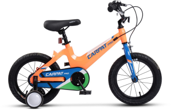 Bicicleta Copii 4-6 ani Carpat PRO C16122B 16 Portocaliu/Albastru 