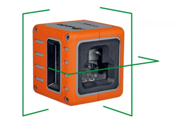 Laser universal autonivelant cu linii CUBE GREEN NEDO diametru maxim de masurare 30m 