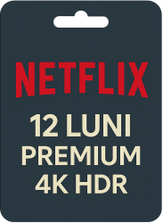 Netflix Premium 12 Luni 4K HDR