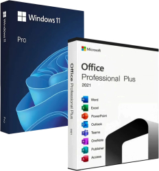 Pachet reactivabil licente Windows 11 Pro Retail si Office 2021 Pro Plus Retail 
