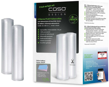 Set de 2 role gofrate pentru vidat 20 x 600 cm Caso Germany - 01247 