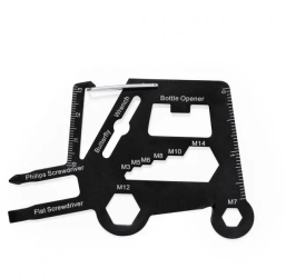 TruckTool 14 in 1 Gadget Multifunctional de Buzunar pentru Pasionati de Aventura 
