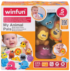 Winfun Set Jucarii De Baie Animalute Din Jungla 