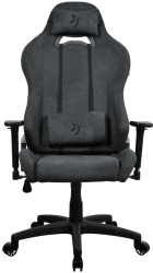 Scaun Gaming Arozzi Toretta SoftFabric Tetiera Ajustabil max. 120kg Negru\/Gri 