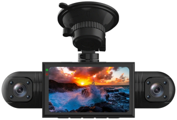 Camera video auto cu 4 lentile independente Camp vizual 360° 4 canale DVR Night Vision Senzor G Detector miscare 
