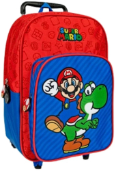 Ghiozdan troller Perletti model Super Mario 36 cm colectia Super Mario 