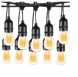 Ghirlanda Luminoasa Decorativa SIKS Cu Becuri De Interior/Exterior/Gradina cu Alimentare la Priza Pendule LED 10 Metri Lumina Calda Int 
