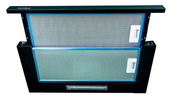 Hota neagra incorporabila putere 140 W 220 240 V absorbtie 450 mch cu iluminare Floria