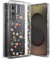 Husa pentru Samsung Galaxy S25 Ultra - Ringke Fusion Design - Dry Flowers 