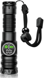 Lanterna profesionala cu led COB 50W acumulator zoom telescopic display nivel baterie BL-S2305 