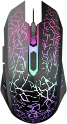Mouse gaming rgb cu fir LED usb 3200 dpi K-70