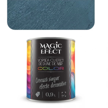 Pachet Vopsea Magic Effect Dune Electric Blue 1+1 Gratis + Pensula Cadou &ndash Efect Texturat cu Stil