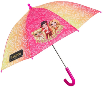 Umbrela roz Perletti Rainbow 76x60 cm Collection Rainbow High