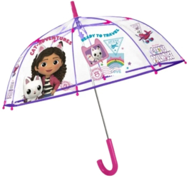 Umbrela transparenta Perletti Gabbys 45 cm Collection Gabbys Dollhouse