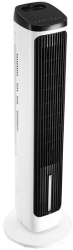 Ventilator turn cu umidificare alb 40 W Telecomanda 308 x 1017 mm Silentios 60 dB Rezervor apa 4 l Oscilatie Timer 