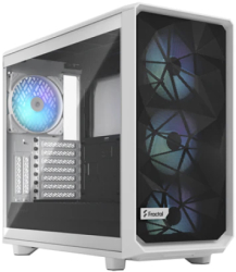 Carcasa Fractal Design Meshify 2 RGB TG Clear Tint E-ATX alb cu fereastra laterala 