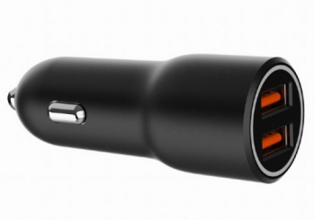 Incarcator auto Gembird TA-UC-A2QC36-CAR-01 2x USB-A 4A Black 