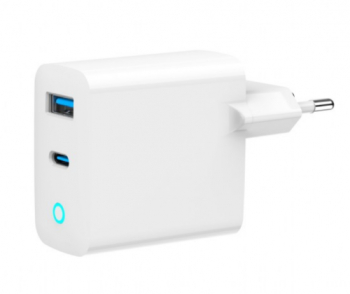 Incarcator retea Gembird TA-UC-PDQC30L-W-01 2x USB-A 1x USB-C 2.1A White 