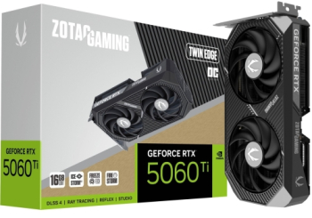 Placa video Zotac Twin Edge OC NVIDIA GeForce RTX 5060 Ti 16GB GDDR7 128 bit DLSS 4