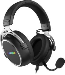 Casti cu microfon Hator Hypergang 3 USB-C/USB-A Black 
