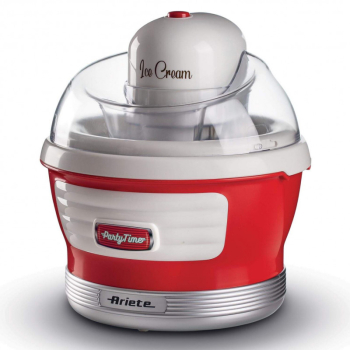 Aparat de inghetata Ariete PARTY TIME 0643/00 12W 1 5 l 30 min Bol detasabil Rosu 