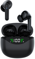 Casti wireless EM-VG121 inteligente Bluetooth 5.3 compatibilitate universala IOS + Android Latenta 38 ms Anulare activa a zgomotului 