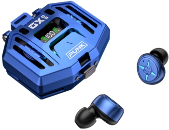 Casti wireless inteligente pentru GAMING TWS DX-03 Bluetooth 5.3 afisaj LED IOS + Android sunet panoramic 360° afisaj LED microfon 