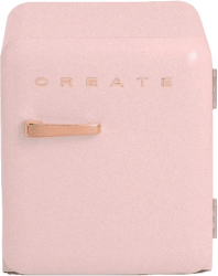 Frigider minibar Retro CREATE 48 litri roz pastel/rose gold 