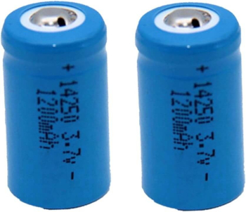 Set 2 acumulatori 14250 li-ion 3.7v 1200mAh 