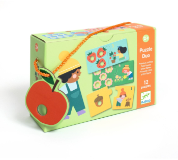 Puzzle duo tactil Primele numere Djeco 