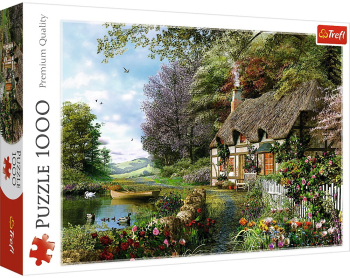 PUZZLE TREFL 1000 CASUTA DE PE LAC 