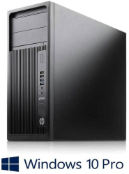 Workstation HP Z240 Tower Quad Core E3-1270 v6 16GB Quadro P400 Win 10 Pro 