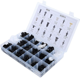 Set 416 piese cleme de fixare clipsuri auto cu instrument de demontare