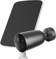 Camera de supraveghere exterior Ezviz EB3 2K cu panou solar Wi-Fi baterie 5200 mAh Smart IR 30 M Type-C Detectarea miscarii umane Lumina 