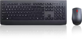 Kit Tastatura Lenovo Professional 4X30H56796 USB Wireless Black + Mouse Optic USB Wireless Black 