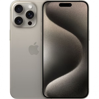 Telefon mobil Apple iPhone 15 Pro Max Dual SIM Hybrid 256GB 8GB RAM 5G Natural Titanium 