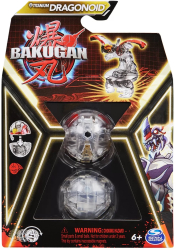 Bakugan Pachet De Baza Titanium Dragonoid Alb