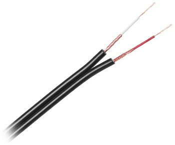 Cablu 2x RCA 4mm negru Cabletech KAB0207