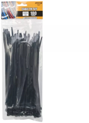Coliere plastic negru 200x4.6mm 100buc Handy 