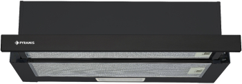 Hota telescopica Pyramis Sliding ATM1 putere de absorbtie 335mc/h 1 motor 60cm finisaj metal vopsit negru 