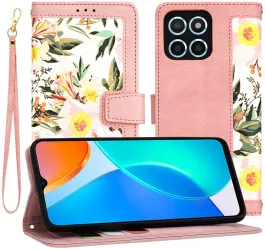 Husa pentru Honor X6 / X8 5G / 70 Lite - Techsuit FlipCraft - Sweetheart Pink 