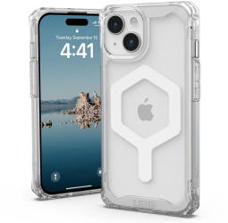 Husa pentru iPhone 15 Plus - UAG Plyo MagSafe - Ice Silver 