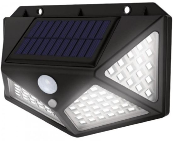 Lampa solara de perete LED senzor miscare 13x5x9.5 cm 