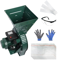 Moara electrica COBI SMART® 2 in 1 stiulete si cereale 3.5kW 4 site cuva mare verde 