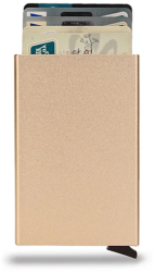 Portofel pentru Carduri din Metal Gold 
