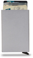 Portofel pentru Carduri din Metal Silver 
