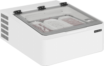 Vitrina frigorifica pentru inghetata TEFCOLD ICE3 15 litri alb 