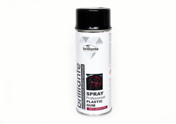 Vopsea Spray Cauciucata Negru 400Ml Brilliante 