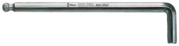 Cheie hexagonala in L cu cap sferic Wera 950 PKL 3x126mm 